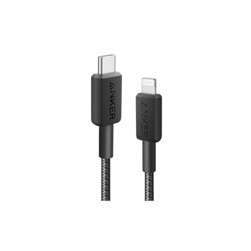 Cable usb-c a lightning anker 322 6ft a81b6h11