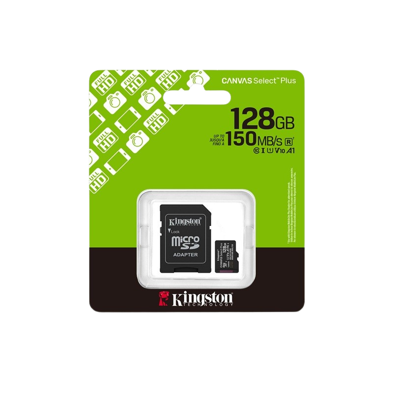 MICRO SD KINSTONG 128GB CANVAS SELEC PLUS