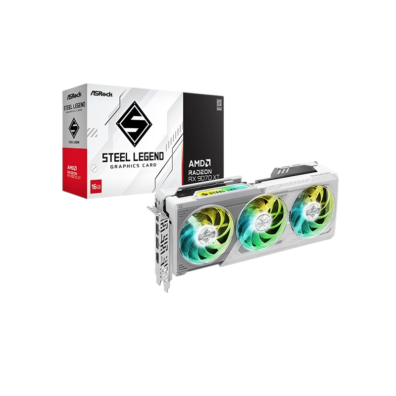Tarjeta De Video Asrock Steel Legend Rx9070xt 16gb Gddr6 90 Ga5dzz