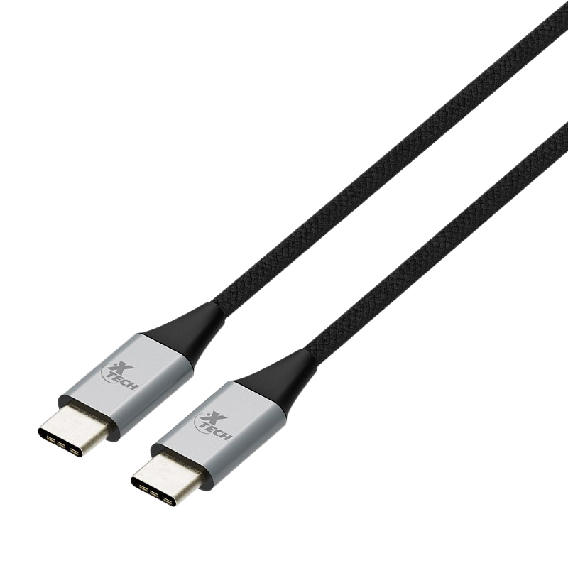 Cable usb tipo c 2.0 macho-macho 3.65mts xtech xtc533