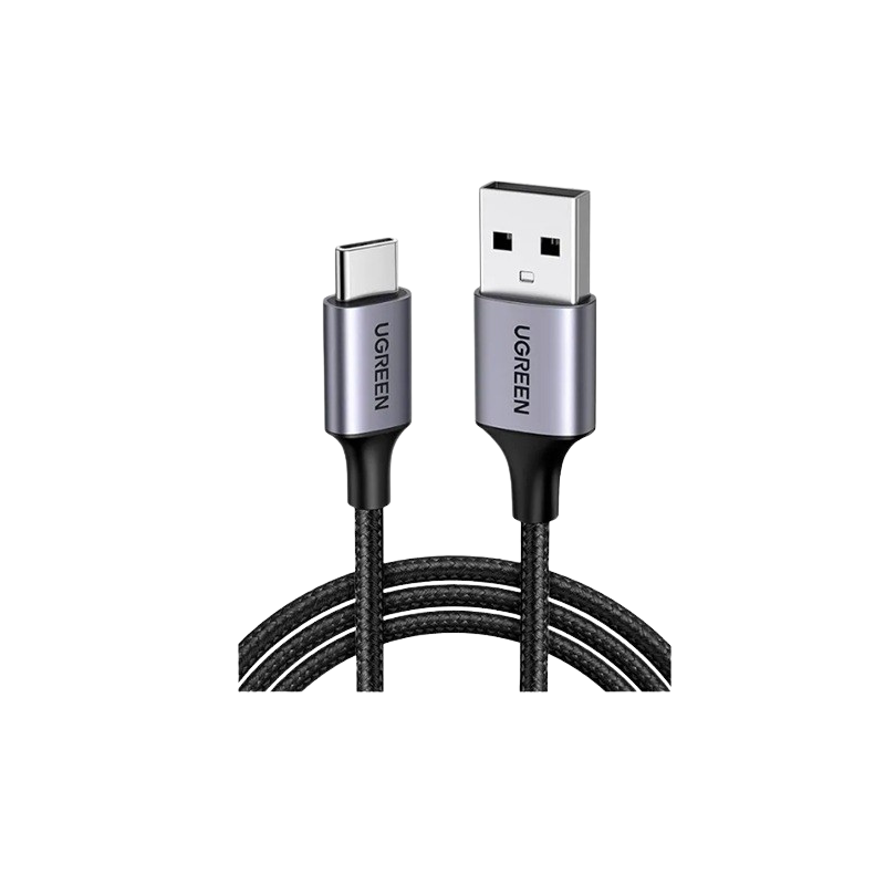 Cable usb-a a usb-c ugreen us288 1m 3a negro